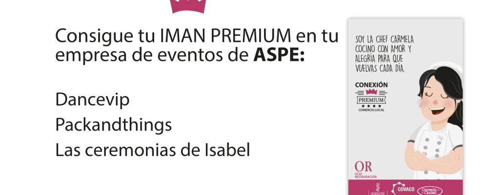 Estamos en el mes de Restauración y Ocio, consigue tu imán al consumir en comercios de eventos asociados.
