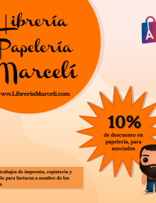 10% de descuento en Papelería Librería Marcelí