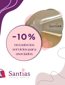 10% de descuento en Centro Médico Santías