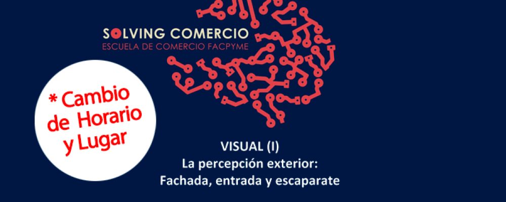 Aviso, cambio de hora y lugar para el curso Visual I del viernes día 16