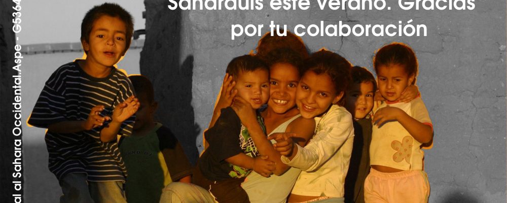 Los Comercios Asociados Colaboran con la Asociación ayuda del Sáhara.