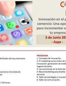 Inscríbete al curso Innovación en el pequeño comercio: Una oportunidad para incrementar el valor de tu empresa