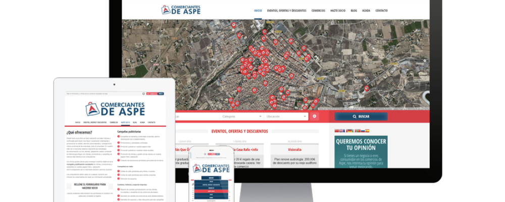 Nuevo Sitio Web www.comerciosaspe.es