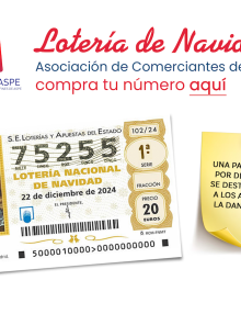 🎄 PUNTOS DE VENTA DE LA LOTERÍA DE NAVIDAD DE LA ASOCIACIÓN DE COMERCIANTES DE ASPE 2024 🎄