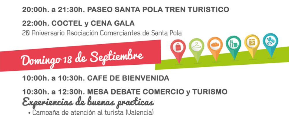 Programación del Encuentro de Asociaciones de Comerciantes