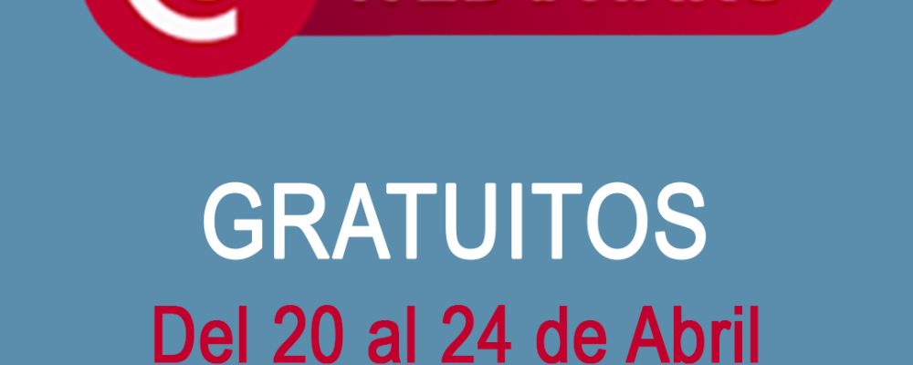 Webinars gratuitos de la Cámara que no puedes perderte. Del 20 al 24 de abril.  