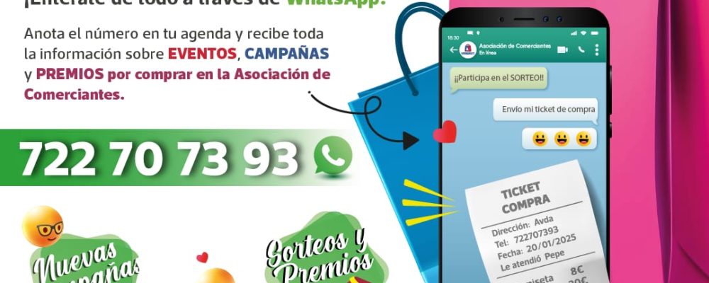 Aspe lanza “WhatsAspe”, el nuevo canal digital para impulsar el comercio local