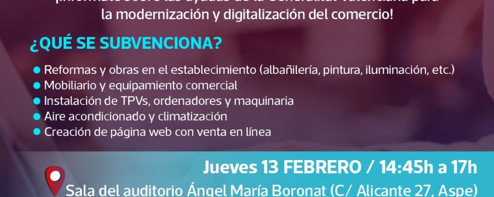 Descubre las Ayudas CREA COMERCIO 25GVA para Modernizar tu Negocio