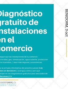 Diagnóstico gratuito de instalaciones en el comercio para asociados