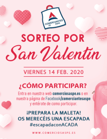 Ponemos en marcha la campaña de San Valentín 2020 ¡Prepara la maleta! Os merecéis una #escapadaconACADA