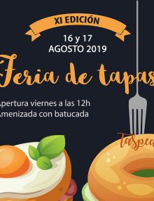 SE AMPLIA EL PLAZO DE INSCRIPCIONES – Participación XI Edición Feria de Tapas Aspe 2019