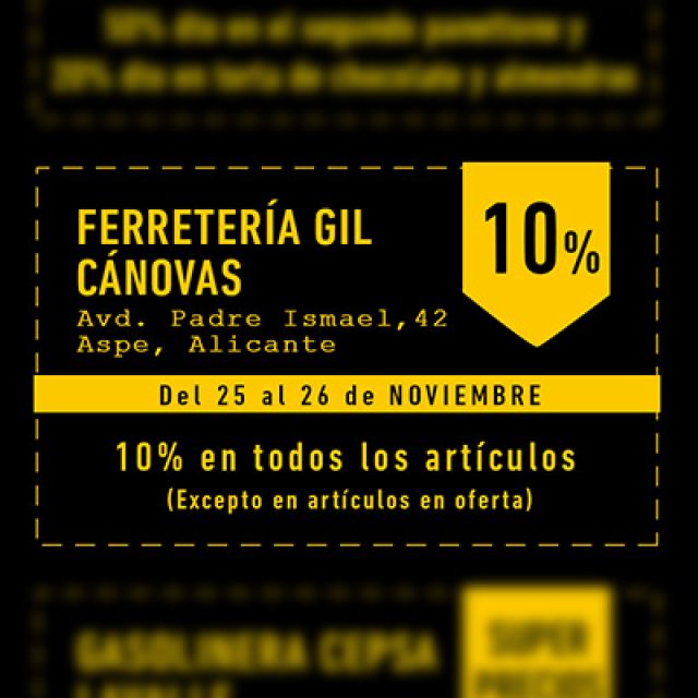 BLACK FRIDAY – FERRETERÍA GIL CÁNOVAS