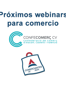 Próximos webinars para comercio