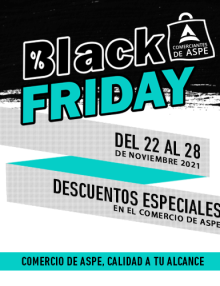 COMIENZA LA SEMANA BLACK FRIDAY EN LOS COMERCIOS DE ASPE