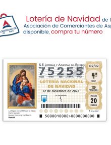 Juega a la LOTERÍA DE NAVIDAD con la Asociación de Comerciantes de Aspe