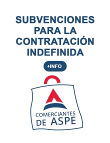 SUBVENCIONES PARA LA CONTRATACIÓN INDEFINIDA
