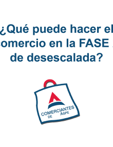 ¿Qué puede hacer el comercio en la fase 2 de desescalada?