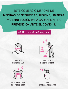 CARTELES DE MEDIDAS DE SEGURIDAD PARA LOS COMERCIOS