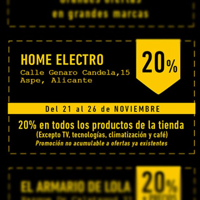 BLACK FRIDAY – HOME ELECTRO