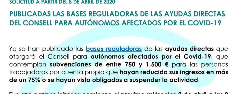 Info COVID19  – Autónomos y Pymes