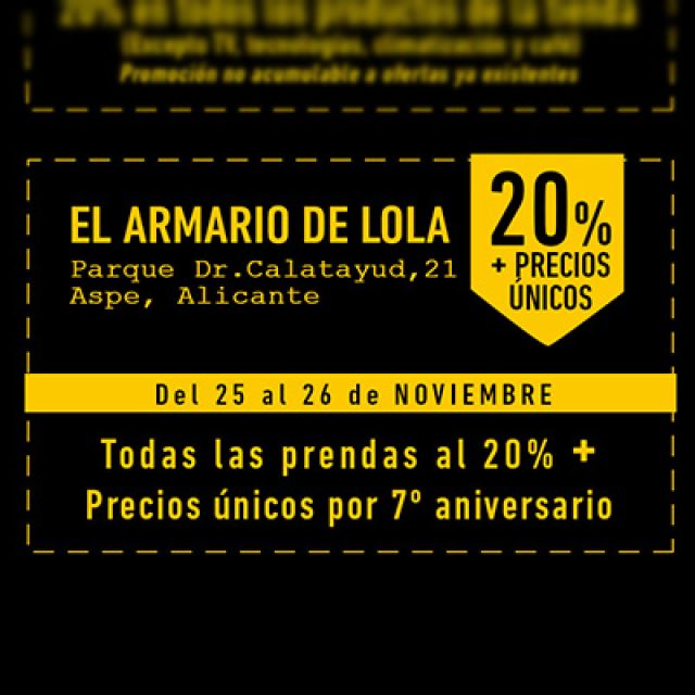 BLACK FRIDAY – EL ARMARIO DE LOLA