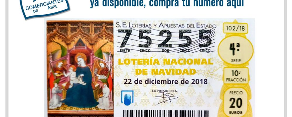 Nuestro número de Lotería de Navidad nº75255