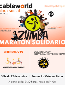 MARATÓN DE ZUMBA SOLIDARIO CON CABLEWORLD