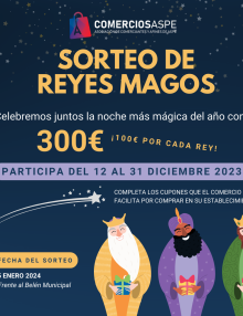 ¡Celebra la Magia de Reyes en Aspe con un Gran Sorteo de 300 € para ti!
