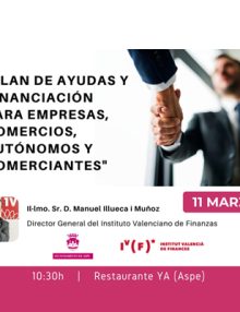 Plan de ayudas y financiación para empresas, comercios, autónomos y comerciantes