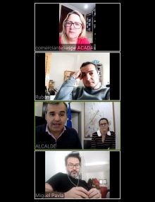 Nos reunimos con el Alcalde y concejales de Comercio y Fiestas