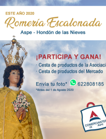 Únete a la Romería Escalonada de la Virgen de las Nieves