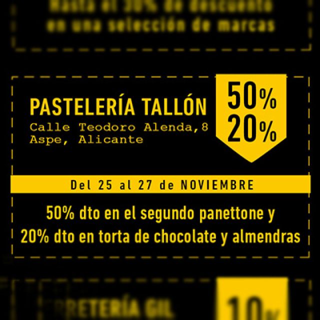 BLACK FRIDAY – PASTELERÍA TALLÓN