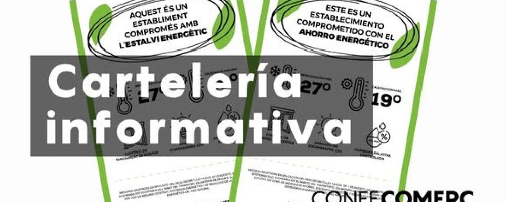 Plan de ahorro energético del Gobierno – Confecomerç