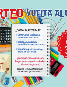 ¡Participa en la Campaña de Vuelta al Cole de la Asociación de Comercios de Aspe y gana 300€ en vales!