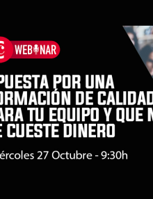 Webinar: Apuesta por una formación de calidad para tu equipo y que no te cueste dinero