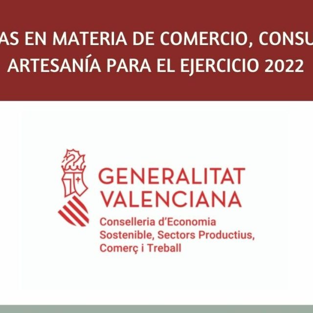Webinar – Presentación Ayudas Comercio, Consumo y Artesanía 2022